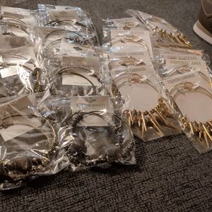 Fashion Jewelry Gold Spike and Silver Bead Earrings